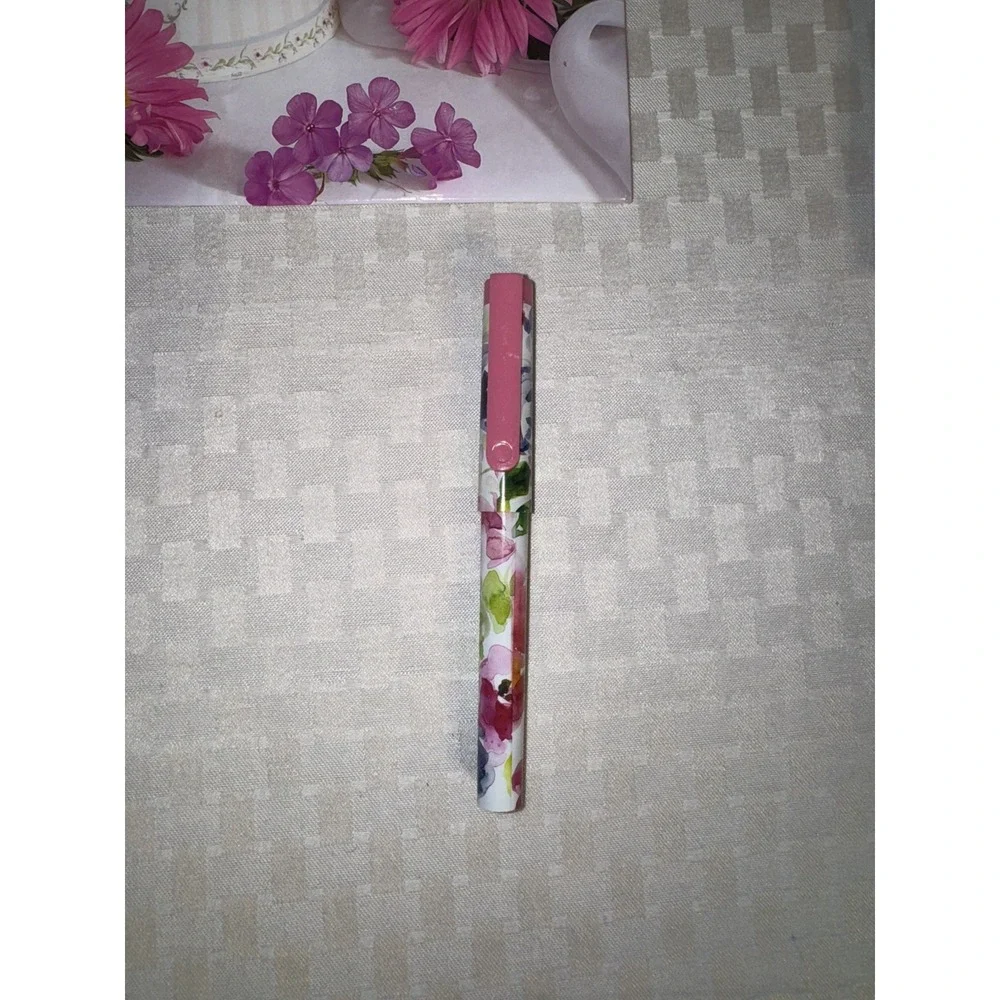 Gem Stone 13 PC Pink Floral Birthday Cards Gift Bags Tissue Pen Set